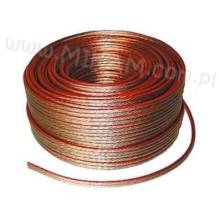 2 x 4,0mm2 OFC Transparent VIVANCO