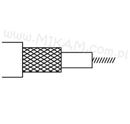 Antenowy 75 Ohm , tlumienie >90dB Bia�y Analog/Digital