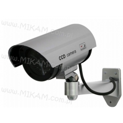 Atrapa Kamery do Monitoringu CCD IR1100S Miga LED Szara