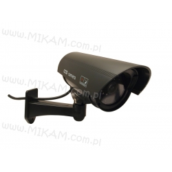 Atrapa Kamery CCD IR1100R Monitoring Migająca LED Czarna