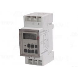 Timer Cyfrowy na Szynę DIN 10 Programów 3600W max 156 Programów