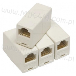 Łącznik RJ-45 gniazdo - gniazdo Sieciowy
