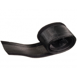 Maskownica Elastyczna do Kabli Przewodów 1,8m Siatka Czarna