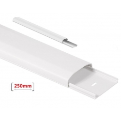 Listwa Maskująca Kabli Przewodów Maskownica Systemowa Biała 250mm