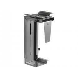 Uchwyt Podwieszany Biurkowy do Komputera Szary Podbiurkowy