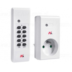 Gniazdo Sterowane Pilotem Programowalne + Baterie