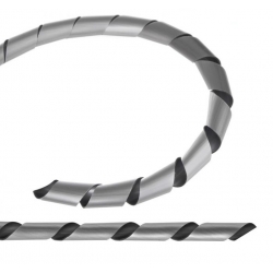 Maskownica Przewodów Kabli Rozciągliwa 3m Srebrna FI 8-10mm