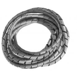 Maskownica Kabli Przewodów Kręgosłup 3m Srebrna FI 5-6mm