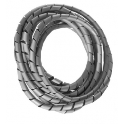 Maskownica Przewodów Kabli Rozciągliwa 3m Srebrna FI 8-10mm