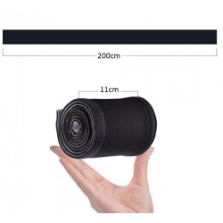 Maskownica Kabli Dwustronna Biała/Czarna Neopren Rzep