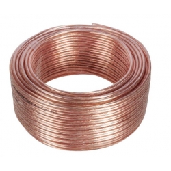 Przewód Głośnikowy 2x1,5mm2 25mb Transparent OFC