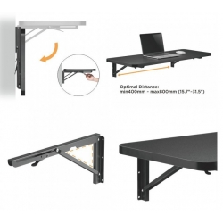 Uchwyty składane pod Półkę Mikro Drukarkę Tuner 50kg