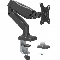 Uchwyt Biurkowy do Monitora TV 13-27" Sprężyna Gaz VESA 100x100 75x75