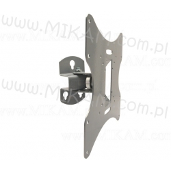 Uchwyt LCD LED 15-42" Regulowany VESA 200x200 200x100 100x100 SREBRNY