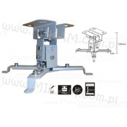 Uchwyt do Projektora Obrotowy Pochylany Uniwersalny 20kg