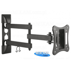 Uchwyt  TV LCD LED Monitor 13-27" 15 kg  vesa 100x100 75x75