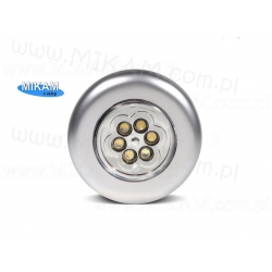 Lampka Bezprzewodowa Samoprzylepna 6xLED na Baterie 3xAAA