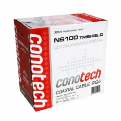 Antenowy DVB-T SAT Miedź POTRÓJNY Ekran Gęsty UHD