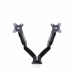 Uchwyt Biurkowy na 2 Monitory Sprężyny Gazowe VESA 75x75 100x100