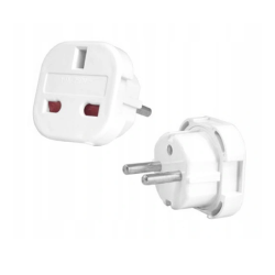 Adapter Sieciowy Gniazdo Anglia Irlandia Wielka Brytania / wtyk PL Europa
