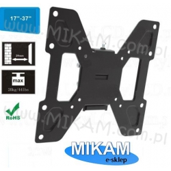 Uchwyt TV Monitora LCD LED 10-42" Pochylany VESA 200x200 200x100