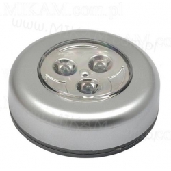 Lampa samoprzylepna 3xLED Maclean na baterie 3xAAA