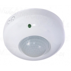Czujnik Detektor Ruchu Sufitowy PIR 1200W 6m