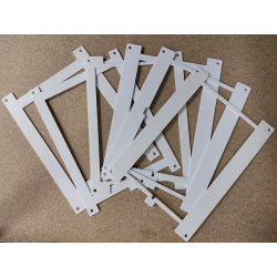 Obudowa Uchwyt Ścienny Reklamowy do Tableta Ipad Samsung 9,7-11 Zamek Biała